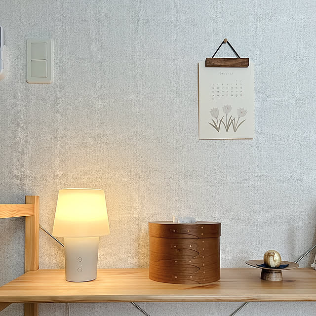 My Shelf,香りのある暮らし,いいね！コメントありがとうございます☆,見て頂き感謝です♪,無印良品,カレンダー,ティッシュケース,ディフューザー,シェーカーボックス,賃貸 reichelの部屋
