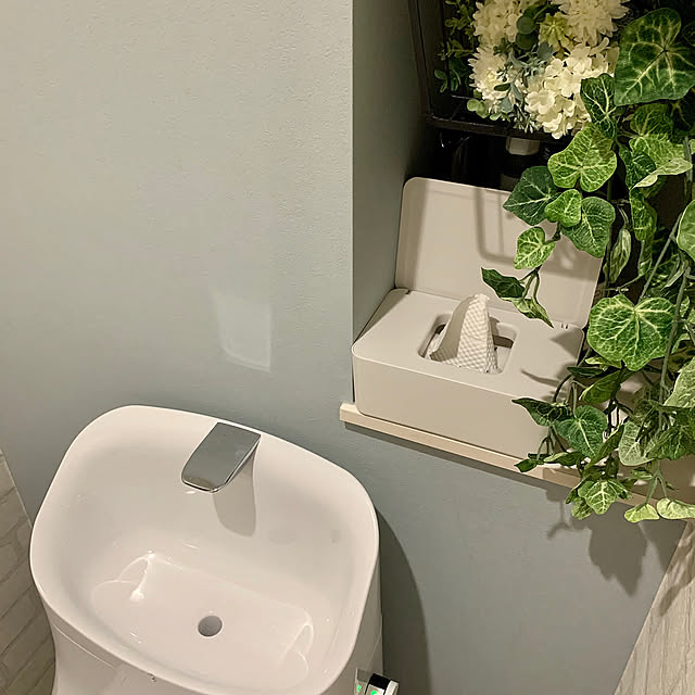 フェイクグリーンのある暮らし,トイレ掃除,トイレ,ポリプロピレンウェットシートケース,流せるトイレ掃除シート,無印良品,掃除シート,2人暮らし,IG⇨yasuyo66,Bathroom yasuyo66の部屋