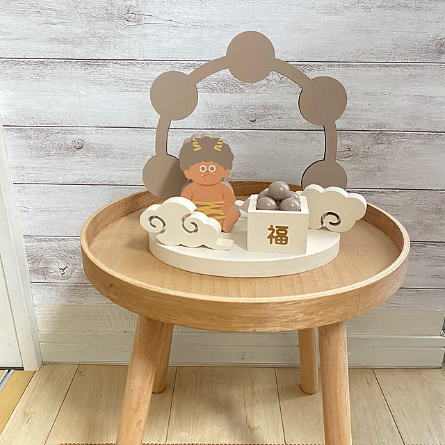 Lounge,節分,ダイソー,壁紙,リメイクシート,300coins,すりーこいんず,スリコ meronkunの部屋