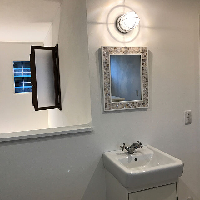 Bathroom,ニトリの鏡,2階洗面,2階,IKEA harutonの部屋