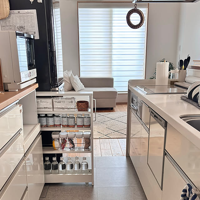 Kitchen,隙間収納,ナチュラルインテリア,建売,建売住宅,北欧雑貨のある暮らし miko0503の部屋