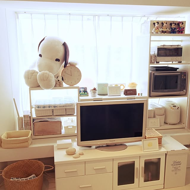 Lounge,ニトリ,IKEA,テレビ台,1R,賃貸 shirokumaの部屋