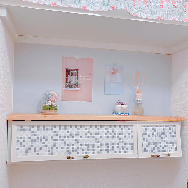 Bathroom,mana ちゃんの作品♡,トイレDIY,壁美人,DIY棚,トイレのインテリア,ナチュラルインテリア,素敵な出会いに感謝♡,賃貸でも楽しく♪,イベント参加なのでコメントお気遣いなく♡,色のある暮らし,あとでゆっくりお邪魔します♡ yuyuの部屋