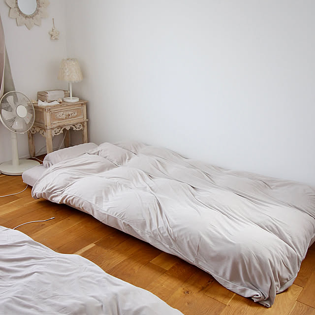 Bedroom,敷布団,まくらカバー,布団カバー,ニトリ,あったかグッズ Kaneyukiの部屋