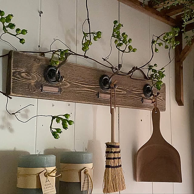 On Walls,フック,アンティーク風,100均,DIY,セリア,簡単DIY,100均DIY arch.to.meetの部屋