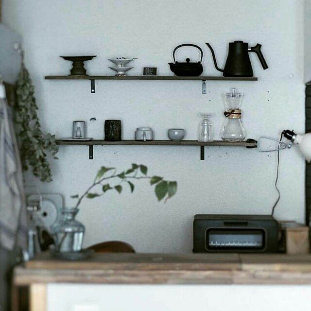 My Shelf,グリーンのある暮らし,うつわ好き,DIY,おうちカフェ,見せる収納,うつわ ,ディスプレイ naoonの部屋