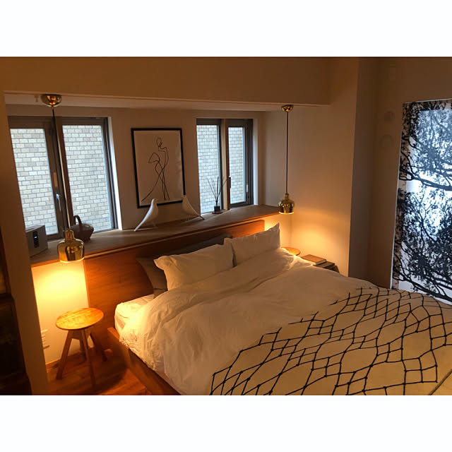 暮らしに合わせた配置に ベッドのレイアウトパターン10選 Roomclip Mag 暮らしとインテリアのwebマガジン