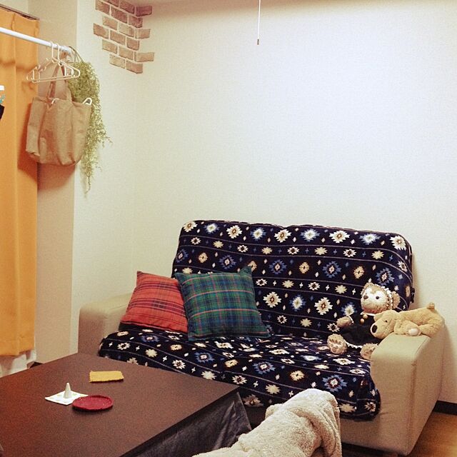 Lounge,しまむら,賃貸,無印良品,ソファーカバー,ソファ,しまドルトン kiryoの部屋
