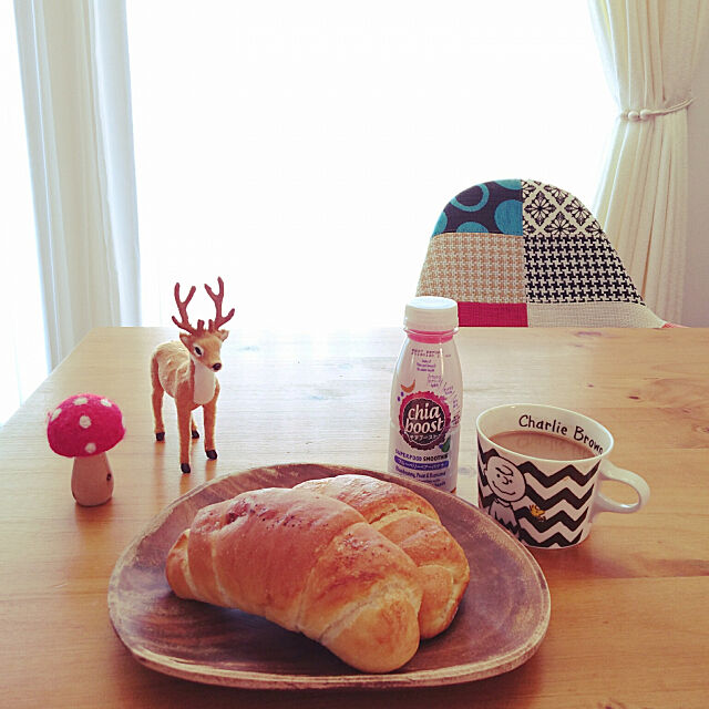 My Desk,ゆっくり朝食,塩パン,シンプル生活,見て下さってありがとう(*^-^*) kerottoの部屋