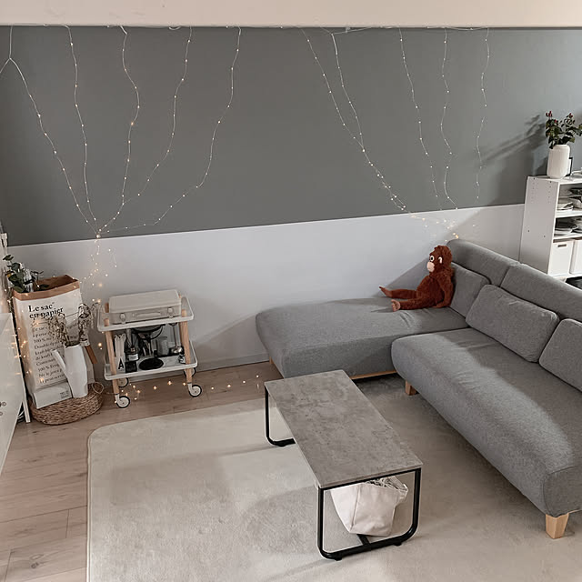 MONOTONE,白黒,Black＆White,monotoneinterior,monotonelife,White,simple,モノトーン,H&M HOME,IKEA,白黒インテリア,イケア,シンプルな暮らし,シンプル,北欧インテリアに憧れる,シンプルライフ,賃貸インテリア,DESIGN LETTERS,ニトリ,Lounge _____mode.a_の部屋