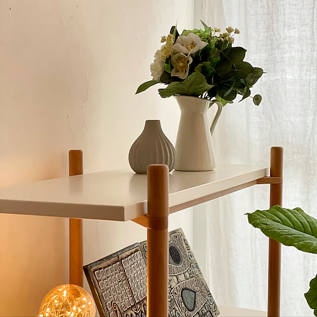 リサラーソン,北欧雑貨,IKEA,フェイクブーケ,フェイクフラワー,フェイクグリーン,マンション暮らし,My Shelf Hisayoの部屋