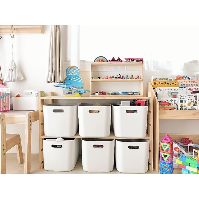 DIY,ナチュラルインテリア,すっきり暮らす,好きなものに囲まれて暮らす,子供と暮らす,こどもと暮らす,いつもありがとうございます♡,いいね、フォロー本当に感謝です♡,おもちゃ収納,おもちゃ部屋,おもちゃ棚,収納,収納棚,収納アイデア,子供部屋,子供のいる暮らし,Bedroom oomiの部屋