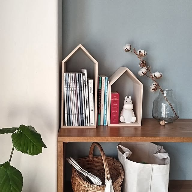My Shelf,いいねと、フォローの押し逃げすみません！,いいね！いつもありがとうございます♡,リノベーション,低予算リノベ,マンション暮らし,築古マンション,読書スペース,畳スペース,子どもと暮らす,最近買ったもの,無印良品,ムーミン sakiの部屋