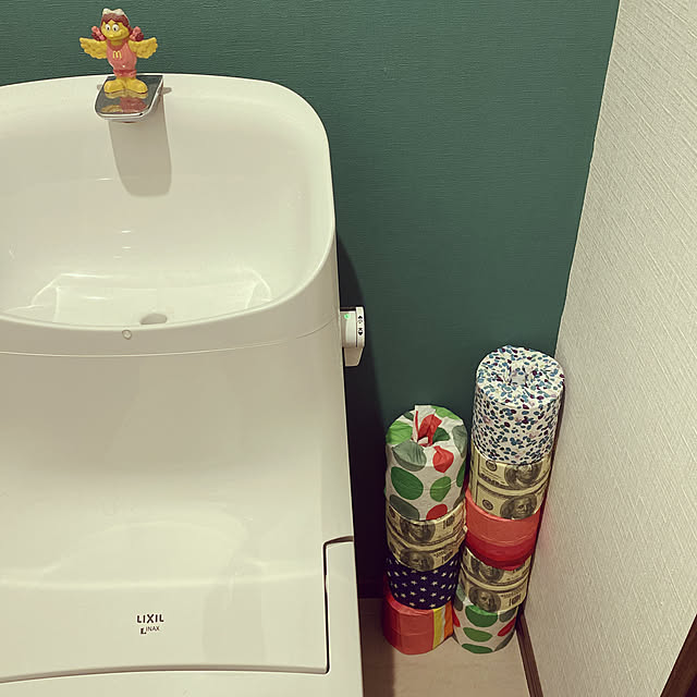 トイレットペーパーの収納,トイレットペーパー収納,トイレットペーパー,トイレットペーパー見せる収納,収納,Bathroom mihooooの部屋