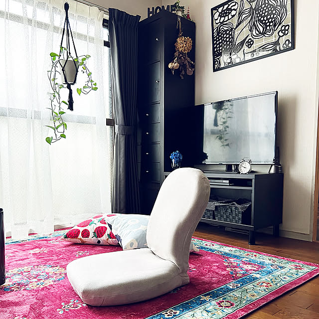 Lounge,いつもいいねやコメありがとうございます♡,モニター投稿,当選ありがとうございます♡,モニター投稿お付合いありがとうございます,RoomClipショッピング,洗えるフランネルラグ,おうち見直し企画,ガラッとイメージ変わったでしょ！,当選しました❤,やったね！,皆さんの素敵なインテリアに憧れる❤︎ kiyoeの部屋