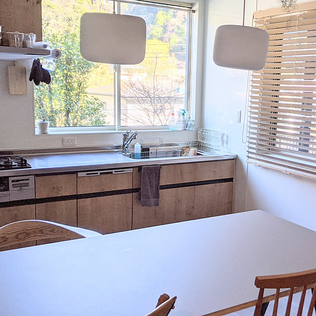 「I型壁付けキッチンを、健やかにインテリアの一部にするメソッド」 by kobさん