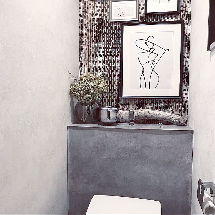 真似したいDIY♡いつかはやってみたいトイレのタンクレス