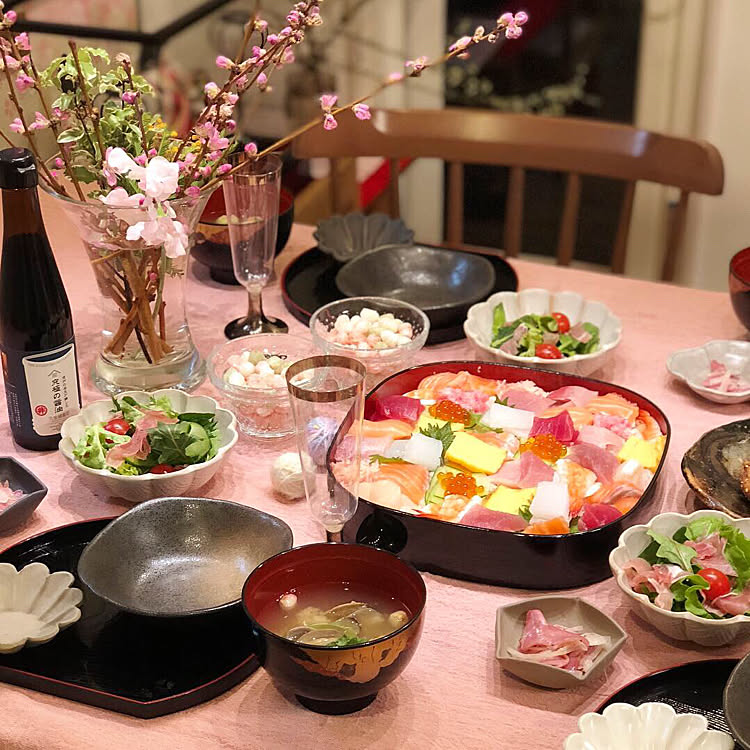 女の子気分をとことん楽しみたい♡ひなまつりのテーブルコーディネート