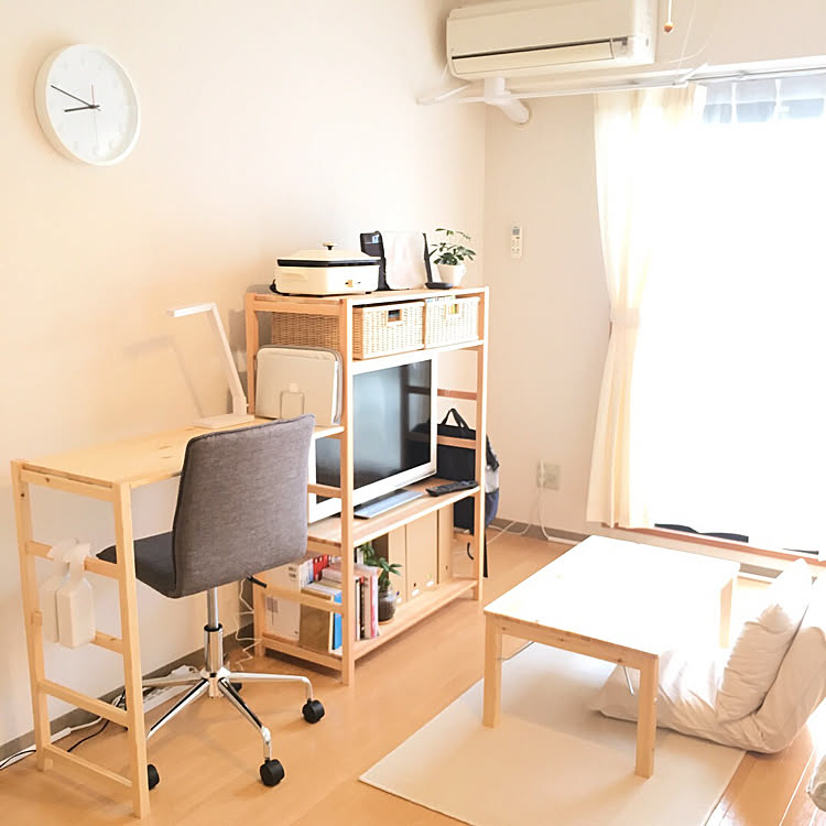 コンパクトで使いやすい！1人暮らしのお部屋×無印良品