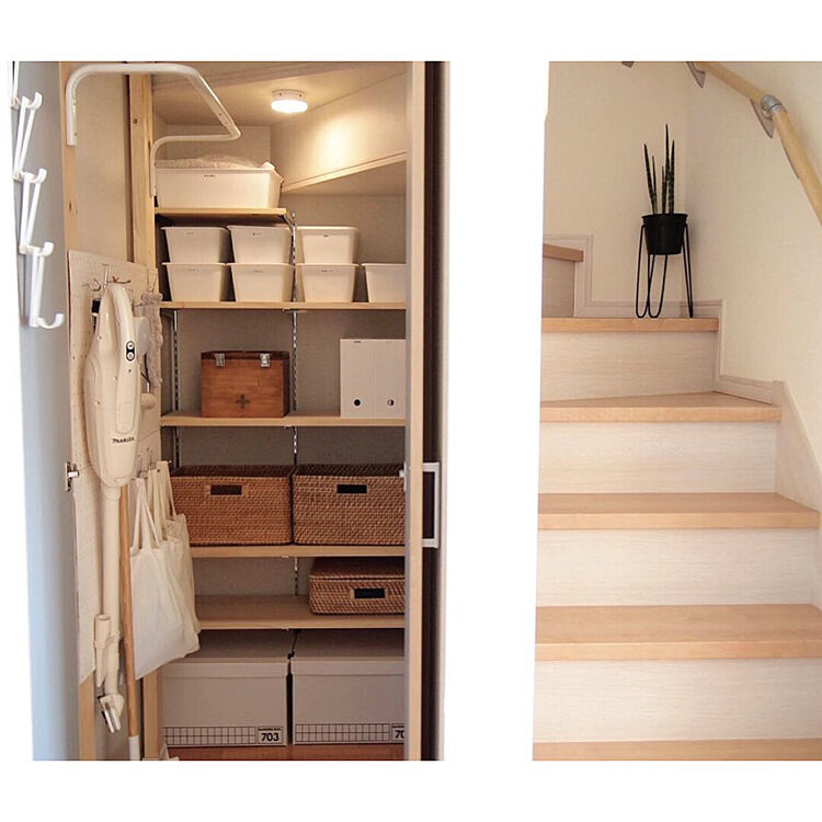 階段下収納の使い方は無限 アイデア溢れる空間実例 Roomclip Mag 暮らしとインテリアのwebマガジン