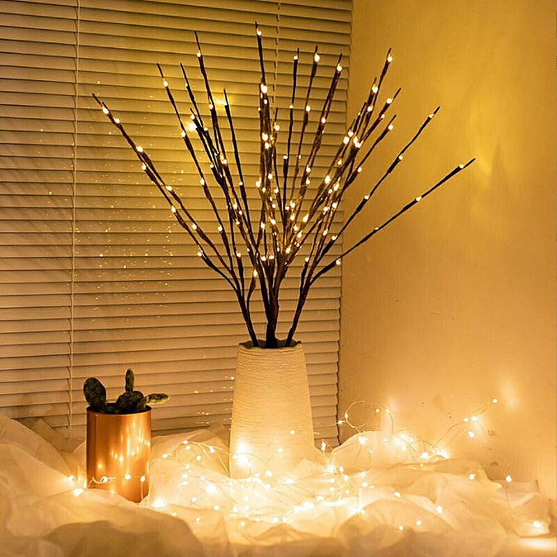 照明 LED 木の枝 ライト 飾り イルミネーション 電池式 デコレーション 新年 結婚式 誕生日 祝日 DIY 飾り付け 飾り 華やか おしゃれ クリスマス