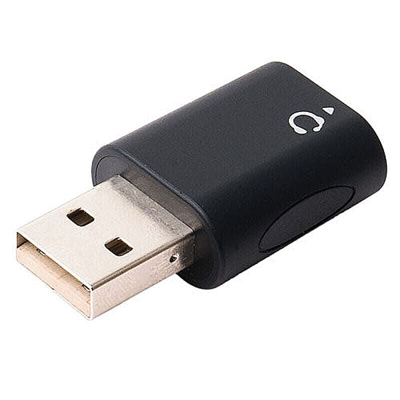 ミヨシ オーディオ変換アダプタ　USBポート-3.5mmミニジャック　4極タイプ PAA-U4P 管理No. 4951241144106