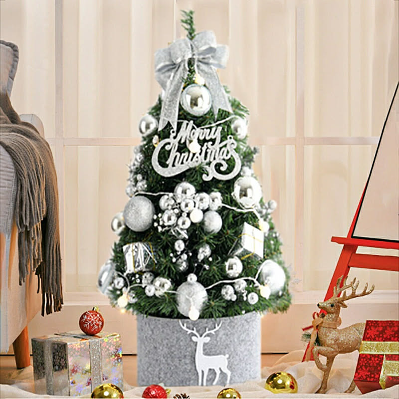 クリスマスツリー ブルーorシルバー オーナメント付き ツリー 60cm オーナメント 誕生日 飾り付け 室内 デコレーション 通販 Roomclipショッピング