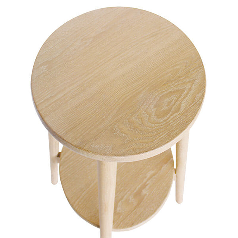 フジシ サイドテーブル 天然木 オーク材 幅35cm 木製 テーブル 円形 コーヒーテーブル カフェテーブル ナチュラル 北欧 Fjord フィヨルド  サイドテーブル35 - 通販 | RoomClipショッピング