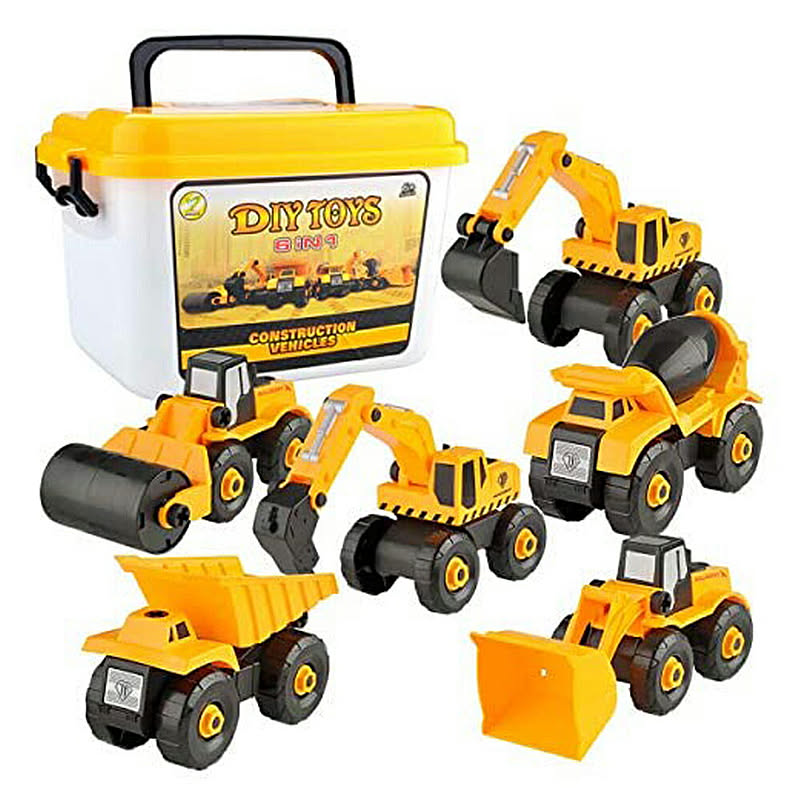 建設車両 セット 車 おもちゃ 組み立ておもちゃ はたらく車 はたらくくるま 働く車 工事車両 Diy 知育玩具 ショベルカー ミキサー車 ダンプ ブルドーザー ごっこ遊び ミニカーのレビュー クチコミとして参考になる投稿0枚