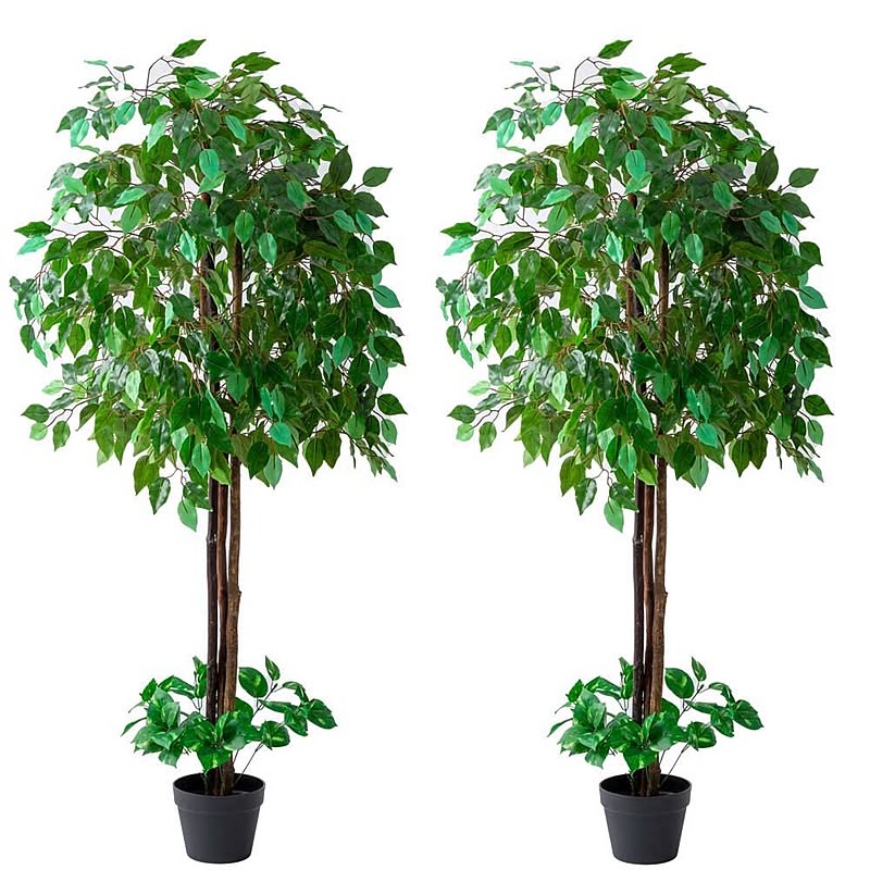 インテリアグリーン 2点セット フェイクグリーン 観葉植物 人工観葉植物 ベンジャミン 幸福の木 光触媒 造花 インテリア お手入れ簡単 殺菌 防臭のレビュー クチコミとして参考になる投稿55枚 Roomclip ルームクリップ