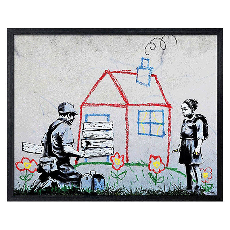 【bicosya/美工社】Banksy /バンクシー Play house　プレイ　ハウス