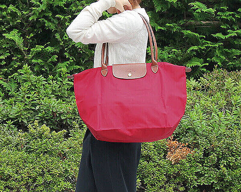 ロンシャン ル プリアージュ トートバッグl ガランス レッドガランス Longchamp Le Pliage 通販 Roomclipショッピング