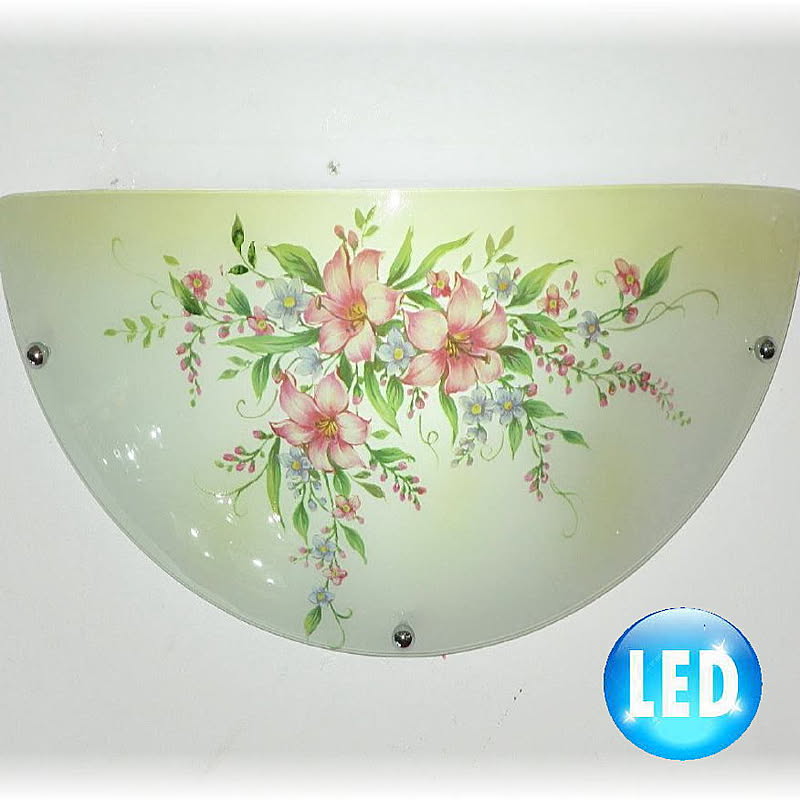 【LED付き！】新品 アンティーク調 綺麗なデザインガラス LEDブラケット照明 照明器具 ブラケット ライト 豪華 ブラケットライト ウォールライト led 安い 壁掛 照明 おしゃれ 壁照明