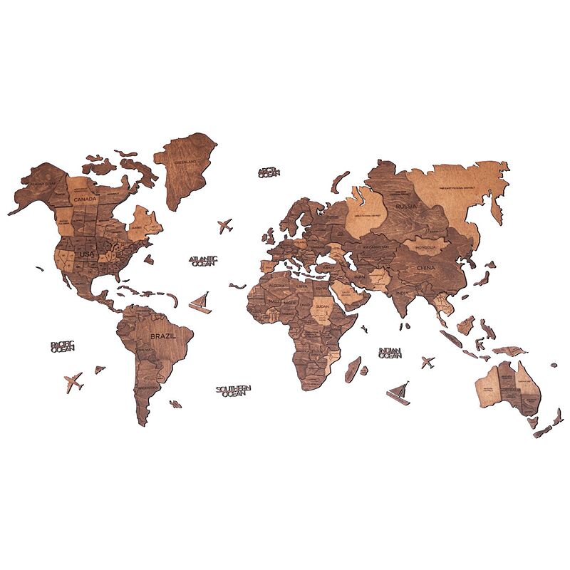 3d Wood World Map インテリア用壁掛け木製世界地図のレビュー クチコミとして参考になる投稿0枚