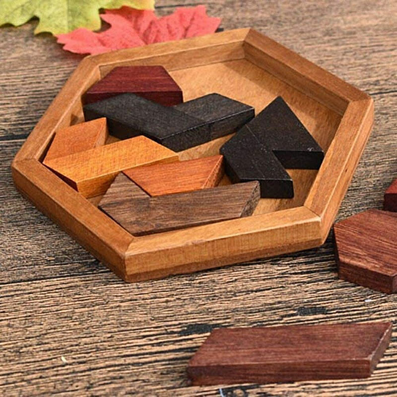 パズル 木製 玩具 11ピース 六角形 知育 幼児 子供 教育 教材 木のおもちゃ ブロック 木製 はめこみ 優しい木 模様づくり 積木 ブロック 知育 玩具 学べる 通販 Roomclipショッピング