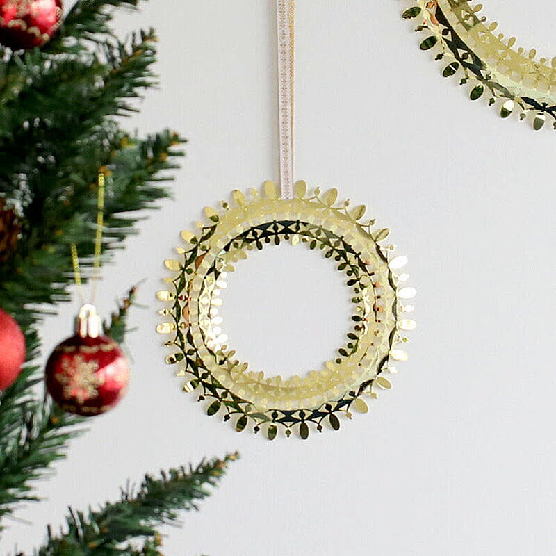 ビヨン・ヴィンブラッド クリスマスリース 16cm ゴールド BJORN WIINBLAD Christmas Wreath