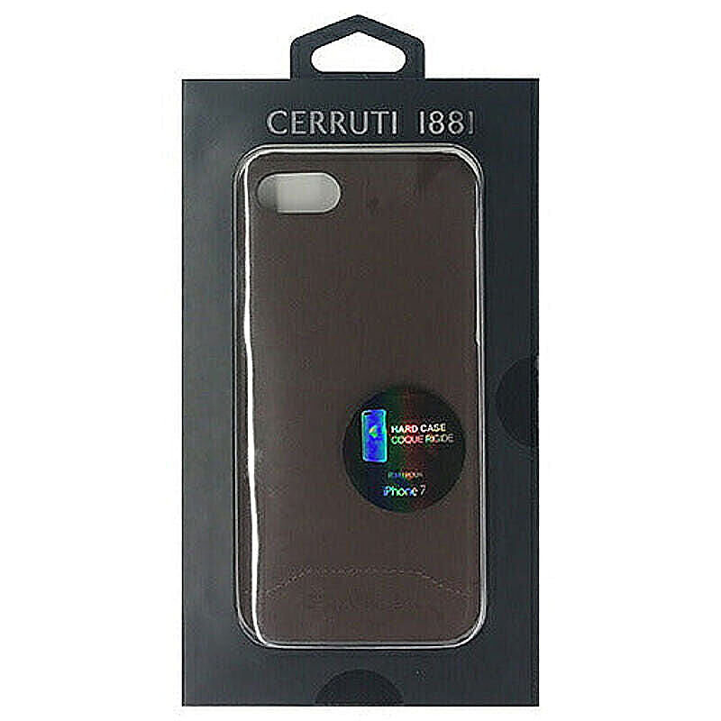 CERRUTI Smooth Split Leather - Hard Case - Brown CEHCP7SLBR 管理No. 4526397956349