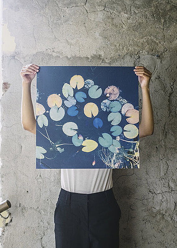 FINE LITTLE DAY | WATER LILIES POSTER | アートプリント/ポスター (50x50cm)【北欧 シンプル インテリア おしゃれ】
