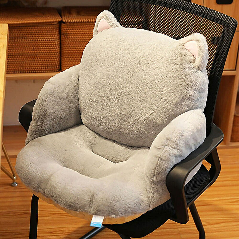 椅子 クッション 座椅子 猫 グレー キャット ぬいぐるみ 抱き枕 動物 ネコ 猫ちゃん CAT アニマル かわいい