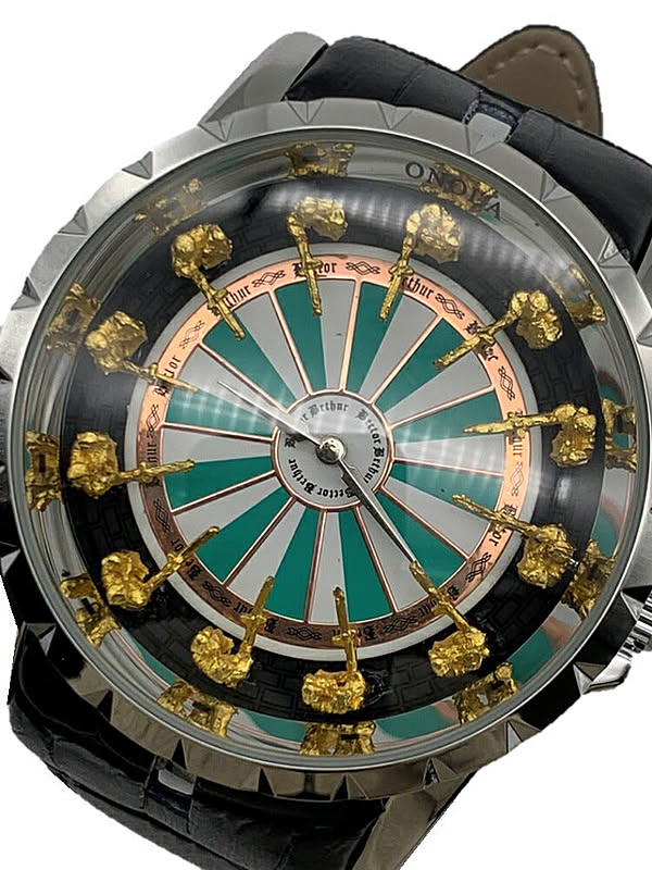 腕時計 Onola 円卓の騎士 エクスカリバー ナイト オブ ザ ラウンドテーブル 美しい 個性的 メンズ 腕時計 ダーツ盤 ナイトオブラウンズ 円卓の騎士団 通販 Roomclipショッピング