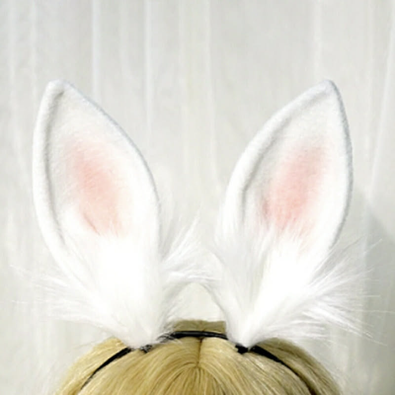 コスプレ カチューシャ うさ耳 ヘアアクセサリー ピンク ウサギ