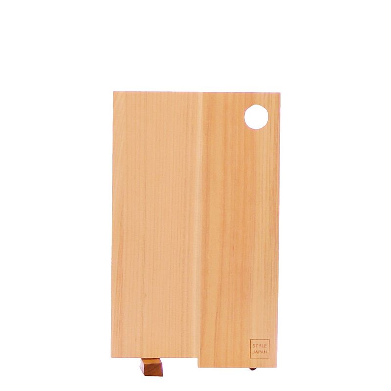 【Ｅ．ＯＣＴ】まな板 13×22cm STYLE JAPAN ひのきのまな板 スタンド式 Sサイズ