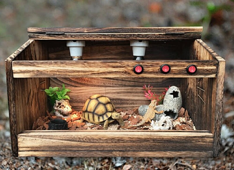 フトアゴヒゲトカゲ リクガメ ハリネズミ 爬虫類ケージ （DIY用