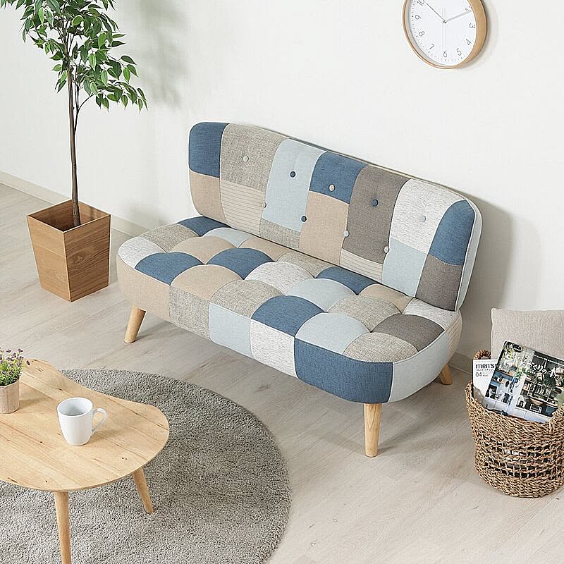 ソファー ソファ 2人掛け 2人 二人掛けソファ コンパクト おしゃれ かわいい 一人暮らし新生活 木肘 天然木 北欧 ファブリック 合皮 ポロ 2周年記念イベントが