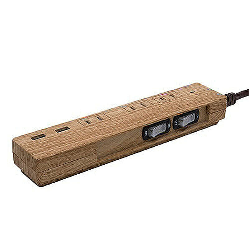 ファーゴ Fargo NATURAL WOOD TAP AC3個 2.1A USB BEIGE PT337BEWD 管理No. 4589938782562