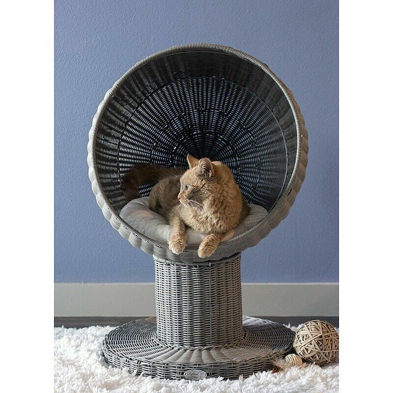 アメリカRefined Feline リファインドフィーライン 猫ちゃん用ベッド　キティボールキャットベッド　スモーク