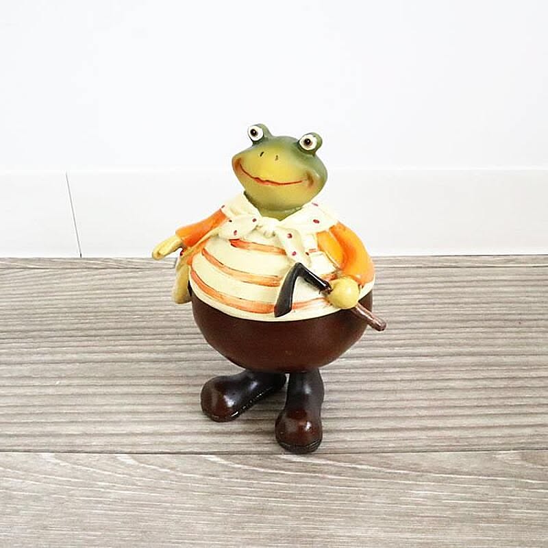 置物 カエル かわいい 風水 玄関  かえる男の子 1512HUN001