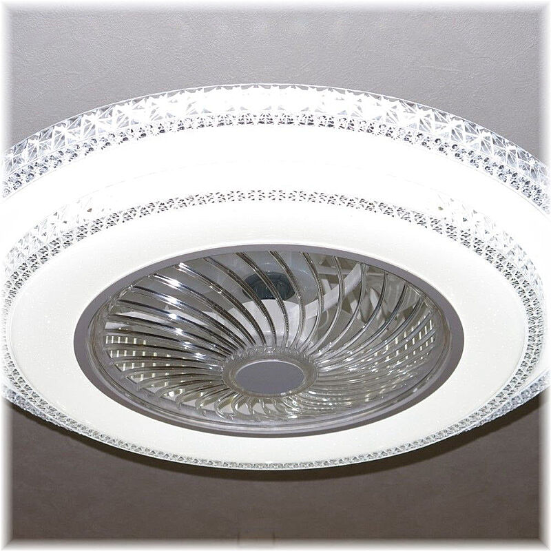 アンティーク・ガレ オーデリック LEDシーリングファン 新品 調色リモコン付き 照明器具 傾斜天井対応 アンティークデザイン - 通販