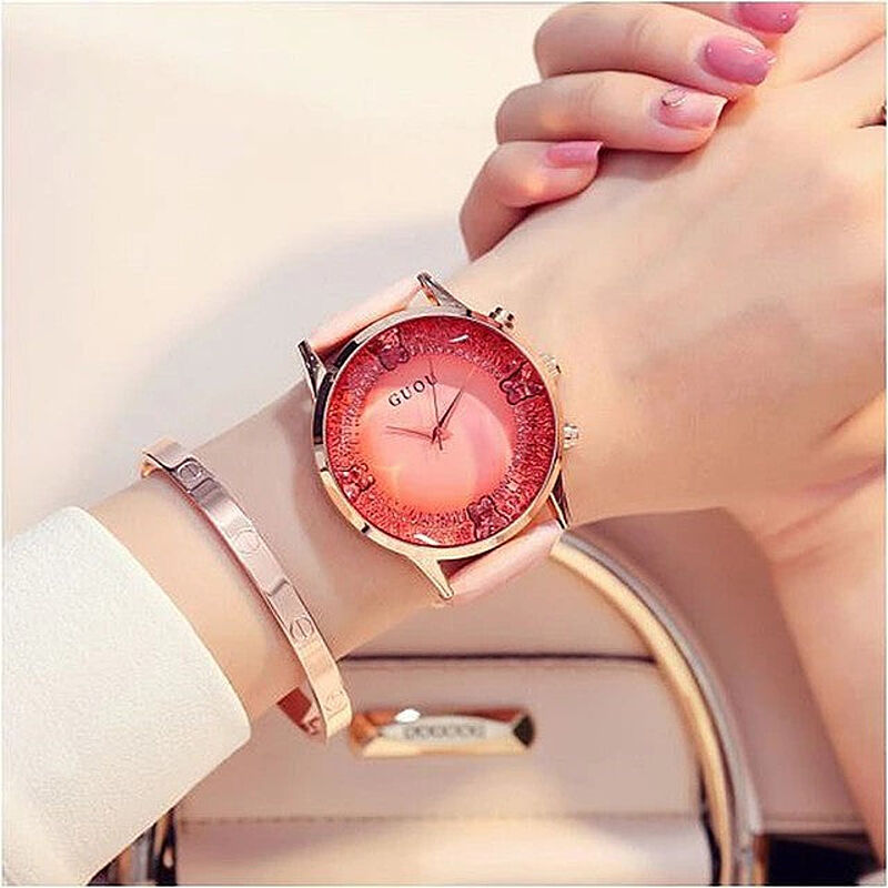 ピンクの可愛い腕時計！ - 腕時計(アナログ)