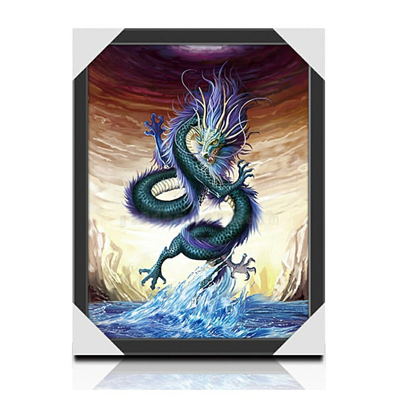 風水 3d 絵 龍 ドラゴン 竜 3頭 玄関 絵 龍の飾り 龍 置物 風水グッズ 青龍 白龍 赤龍 ドラゴン 壁掛け 開運祈願 金運祈願３d額 風水龍 アイテム 龍神 開運 通販 Roomclipショッピング